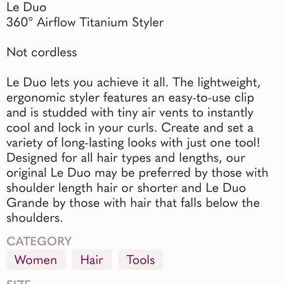 L’ange Air Flow Styler - Picture 5 of 5